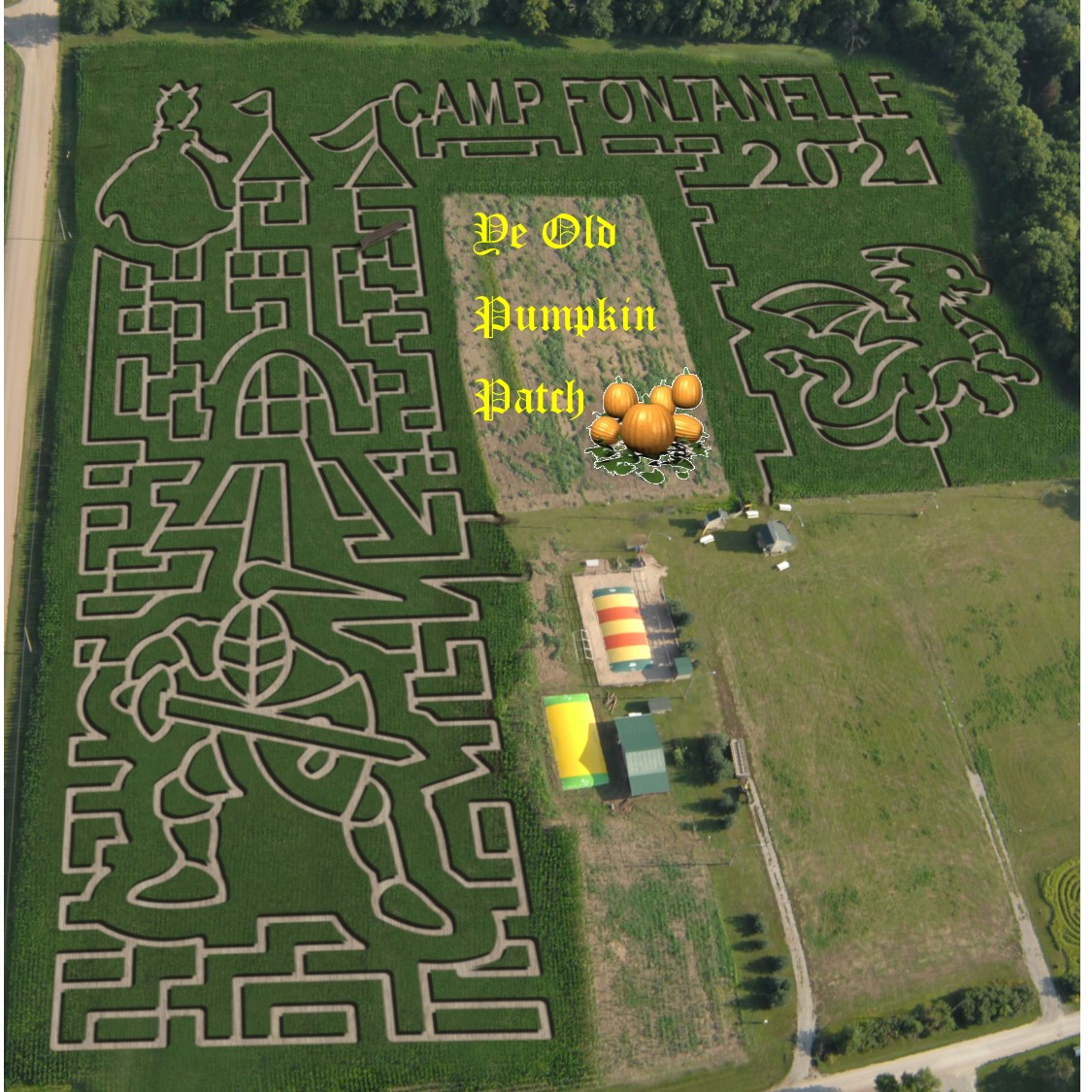 Corn maze design 2021